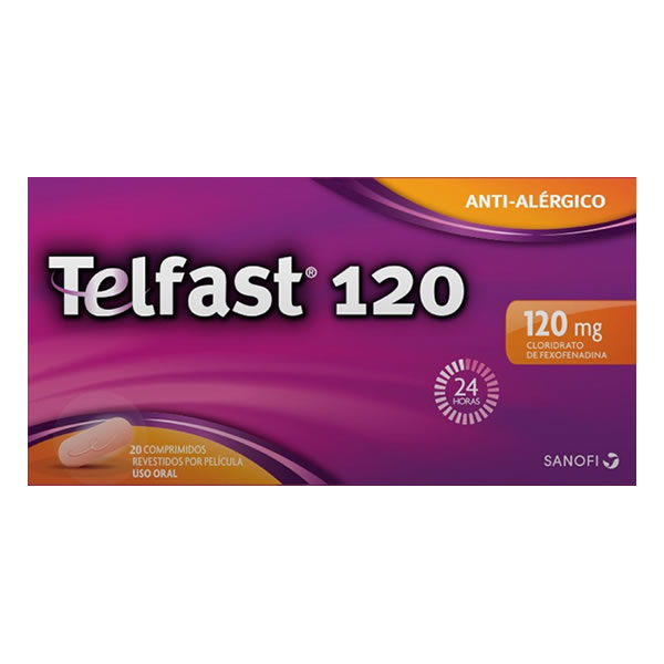 Imagem de Telfast 120, 120 mg x 20 comp rev