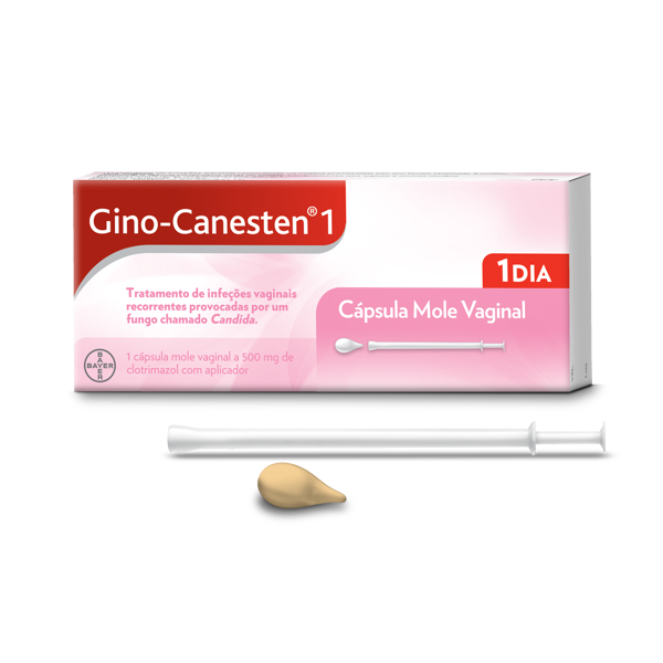 Imagem de Gino-Canesten 1, 500 mg x 1 cáps mole vag