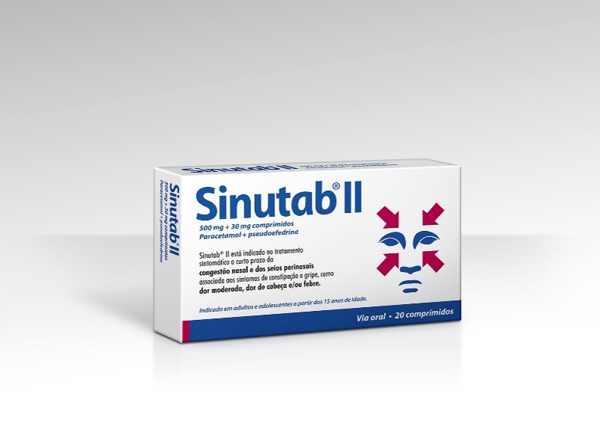 Picture of Sinutab II, 500/30 mg x 20 comp