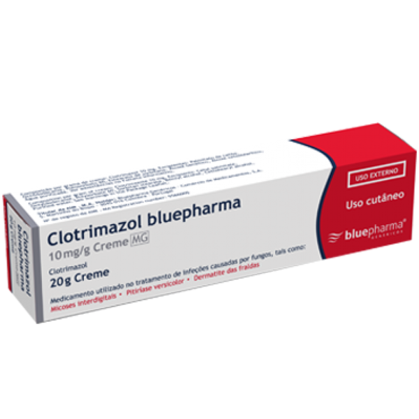 Imagem de Clotrimazol Bluepharma MG, 10 mg/g x 1 creme bisnaga
