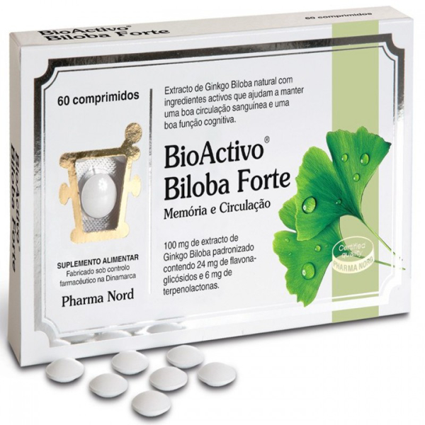 Picture of Bioactivo Biloba Forte 100 Mg Comp x 60