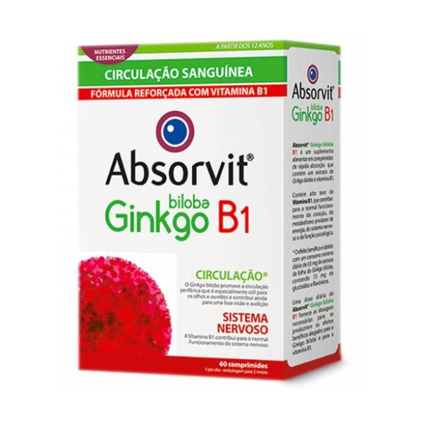 Picture of Absorvit Ginkgo +B1 Comp X 60