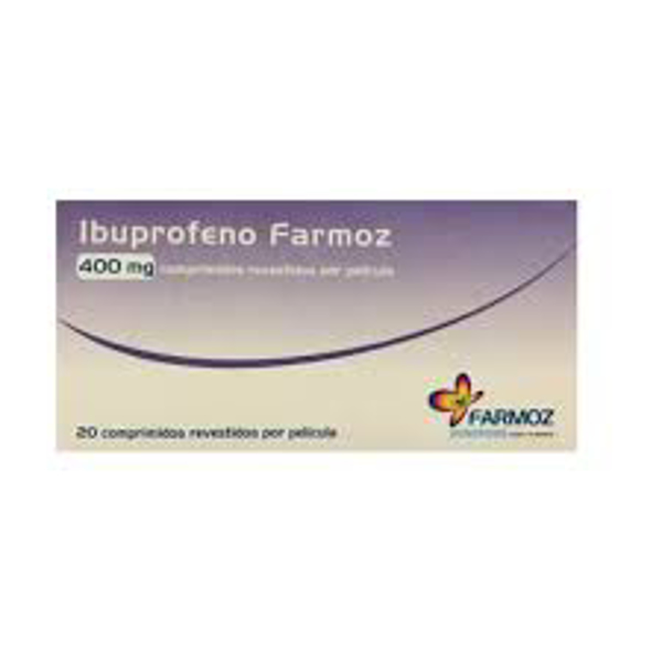 Picture of Ibuprofeno Farmoz, 400 mg x 20 comp rev