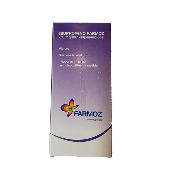 Picture of Ibuprofeno Farmoz, 20 mg/mL x 1 susp oral mL