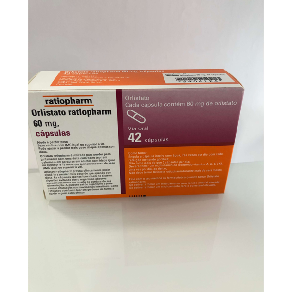 Picture of Orlistato Ratiopharm, 60 mg x 42 cáps