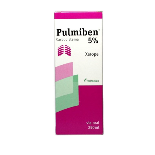 Picture of Pulmiben 5%, 50 mg/mL-250 mL x 1 xar mL