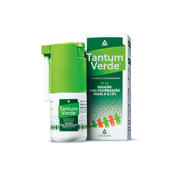 Picture of Tantum Verde , 1.5 mg/ml Frasco nebulizador 30 ml Sol pulv bucal