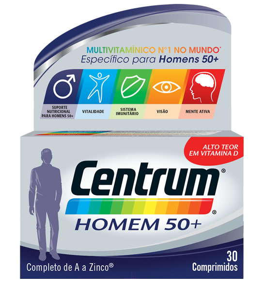 Picture of Centrum Homem 50+ Comp X 30 comps