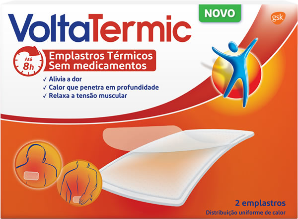 Picture of VoltaTermic Emplastro térmico não medicamentoso, 2Unidade(s) Rectangular