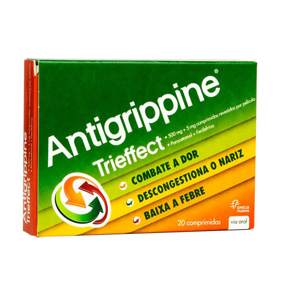 Imagem de Antigrippine trieffect, 500/5 mg x 20 comp rev