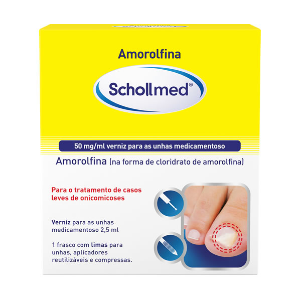 Picture of Amorolfina Schollmed, 50 mg/mL -2,5mL x 1 verniz