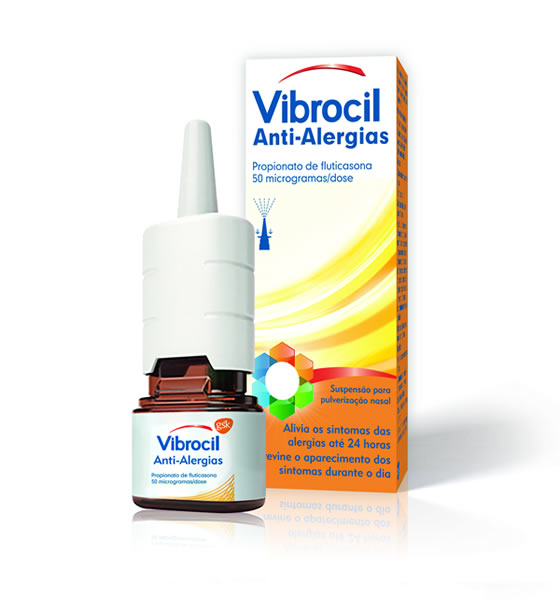 Picture of Vibrocil Anti-Alergias , 50 µg/dose Frasco nebulizador 60 dose Susp pulv nasal