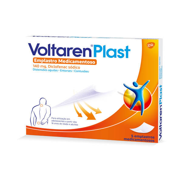 Picture of Voltaren Plast, 140 mg x 5 emplastro