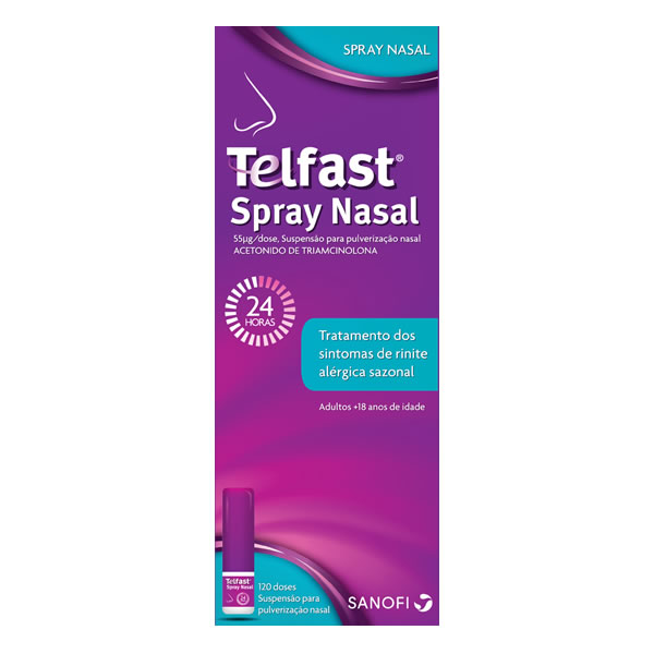 Picture of Telfast Spray Nasal (120 doses), 55 mcg/dose x 1 susp pulv nasal