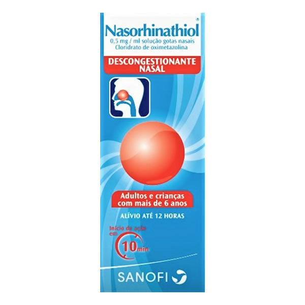 Imagem de Nasorhinathiol, 0,5 mg/mL-15 mL x 1 sol nasal conta-gotas