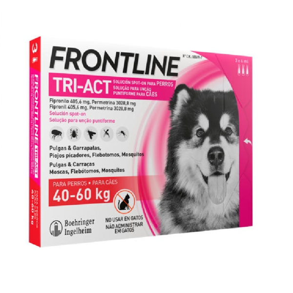 Imagem de Frontline Tri-Act Xl Sol Cao 40-60kg 6mlx3