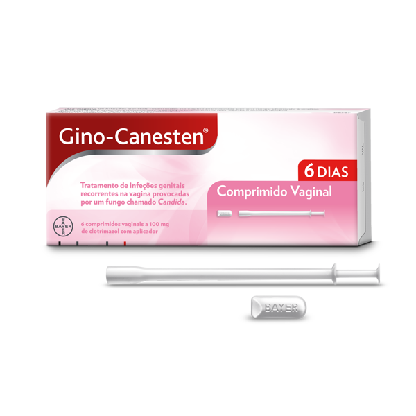 Imagem de Gino-Canesten, 100 mg x 6 comp vag