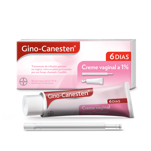 Picture of Gino-Canesten, 10 mg/g-50 g x 1 creme vag bisnaga