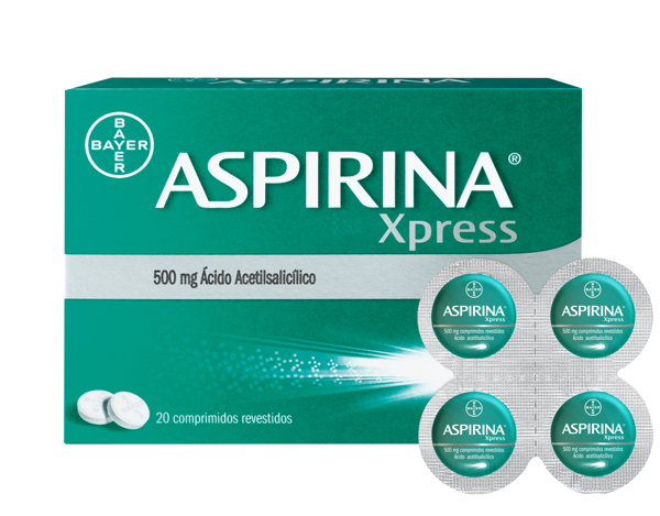Picture of Aspirina Xpress, 500 mg x 20 comp rev