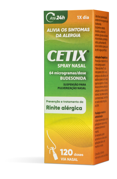 Imagem de Cetix Spray Nasal , 64 µg/dose Frasco 120 dose Susp pulv nasal