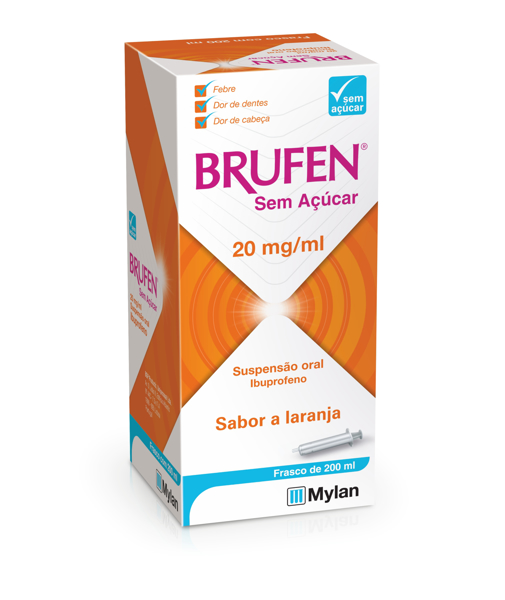 Picture of Brufen Sem Açúcar, 20 mg/mL-200mL x 1 susp oral mL