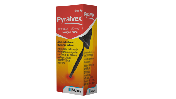 Imagem de Pyralvex (10mL), 10/50 mg/mL x 1 sol bucal frasco