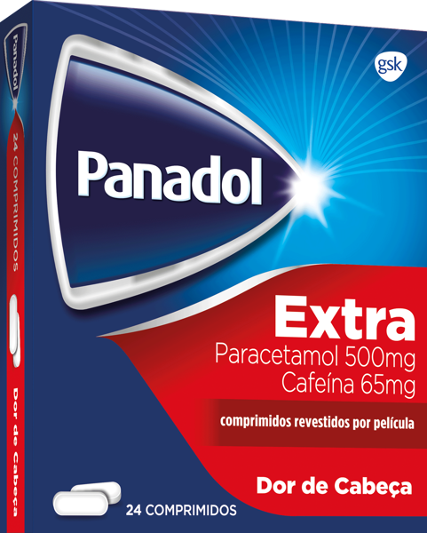 Picture of Panadol Extra, 500/65 mg x 24 comp rev