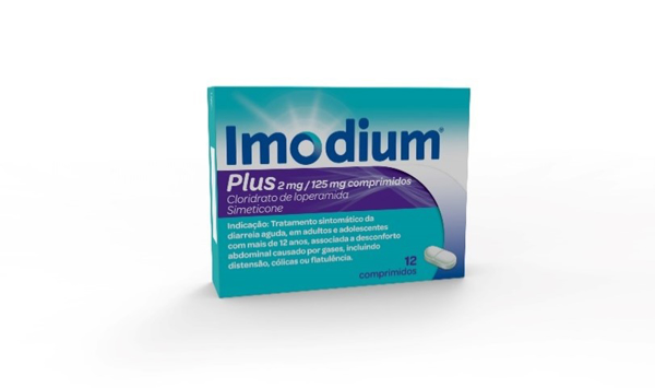 Imagem de Imodium Plus, 2/125 mg x 12 comp