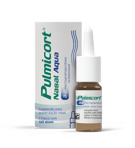 Imagem de Pulmicort Nasal Aqua (120 doses), 32 mcg/dose x 1 susp pulv nasal