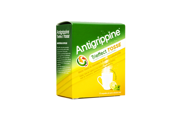 Imagem de Antigrippine Trieffect Tosse, 500/10/200 mg x 10 pó sol oral saq