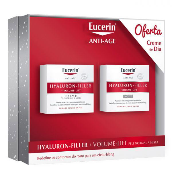 Picture of Eucerin Hyaluron-Filler Volume Creme Noite Lifting 50 ml com Oferta de Creme Dia Lifting Pele Normal Mista 50 ml