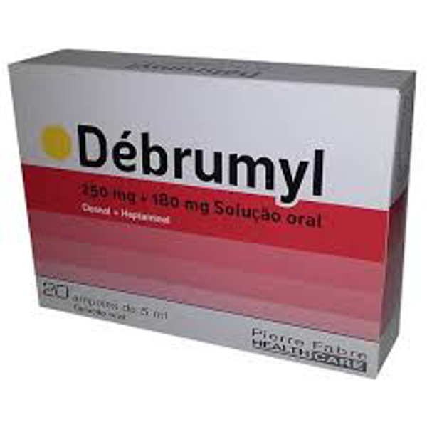 Imagem de Débrumyl, 250/180 mg/5 mL x 20 amp beb