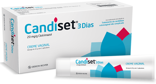 Imagem de Candiset 3 dias , 20 mg/g Bisnaga 20 g Cr vag