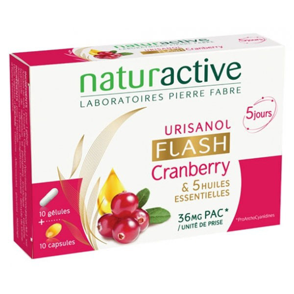 Picture of Urisanol Flash Cranberry 10caps+10caps M cáps(s)