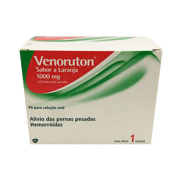Imagem de Venoruton (com sabor a laranja), 1000 mg x 30 pó sol oral saq