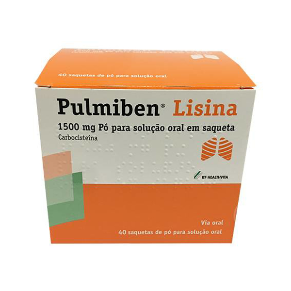 Picture of Pulmiben Lisina, 1500 mg x 40 pó sol oral saq