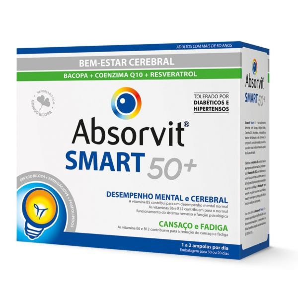 Picture of Absorvit Smart50+ Amp 10 Ml X 30 amp beb