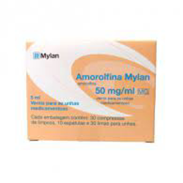 Picture of Amorolfina Mylan MG, 50 mg/mL-5 mL x 1 verniz